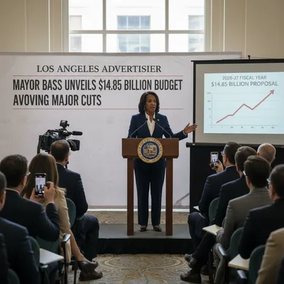 A politics news photograph from Los Angeles Advertiser