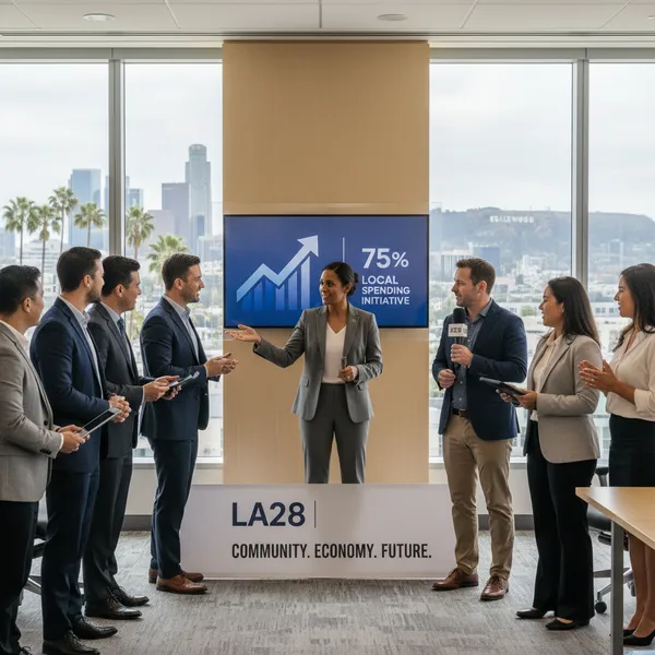 LA28 organizers detail plan to keep millions in spending local