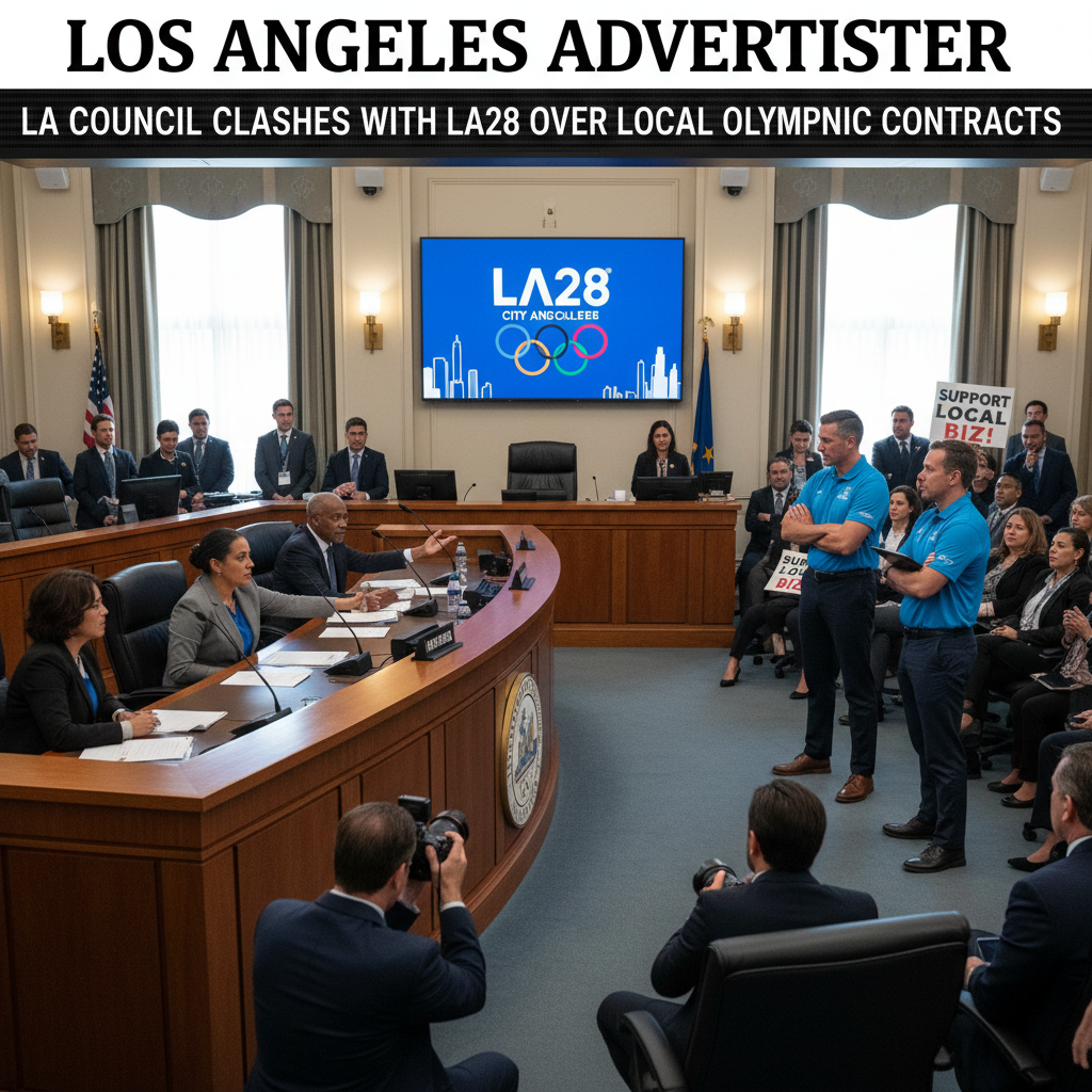 A politics news photograph from Los Angeles Advertiser