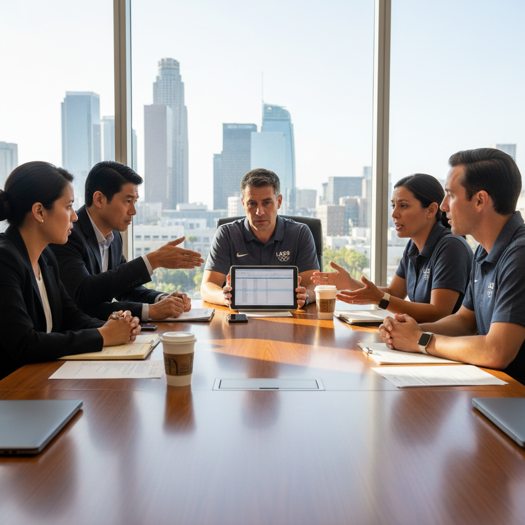 A politics news photograph from Los Angeles Advertiser