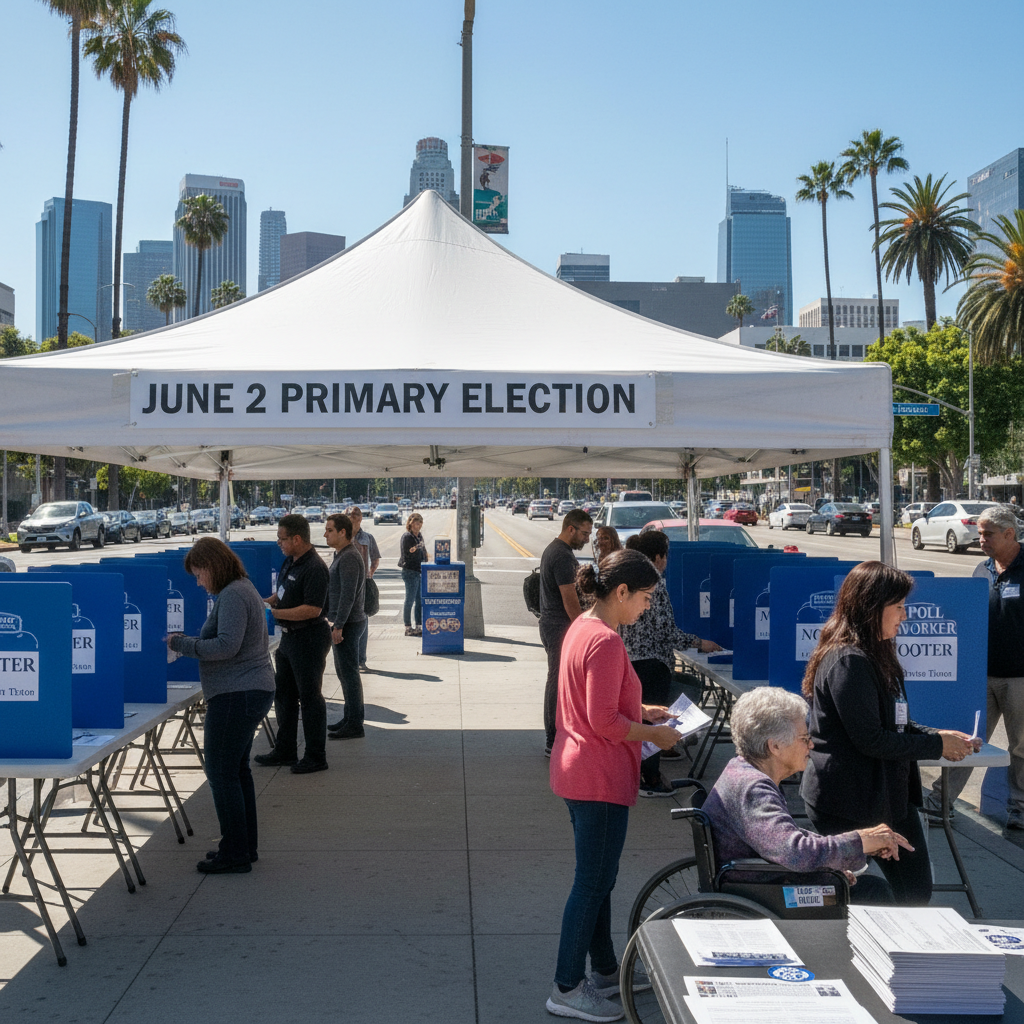 A politics news photograph from Los Angeles Advertiser